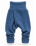 Kaschmir Baby Mitwachshose in Blau, genäht in Berlin
