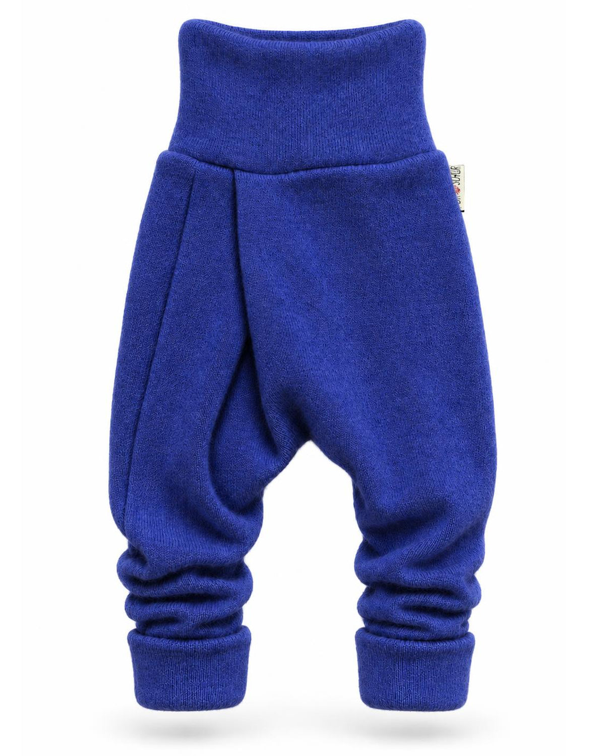 Kaschmir Baby Mitwachshose in Blau, genäht in Berlin