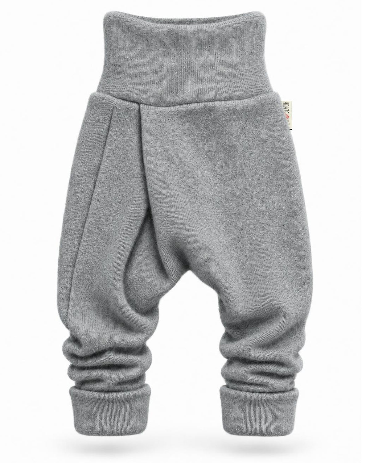 Kaschmir Baby Mitwachshose in Blau, genäht in Berlin