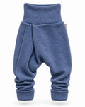 Kaschmir Baby Mitwachshose in Blau, genäht in Berlin