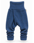Kaschmir Baby Mitwachshose in Blau, genäht in Berlin