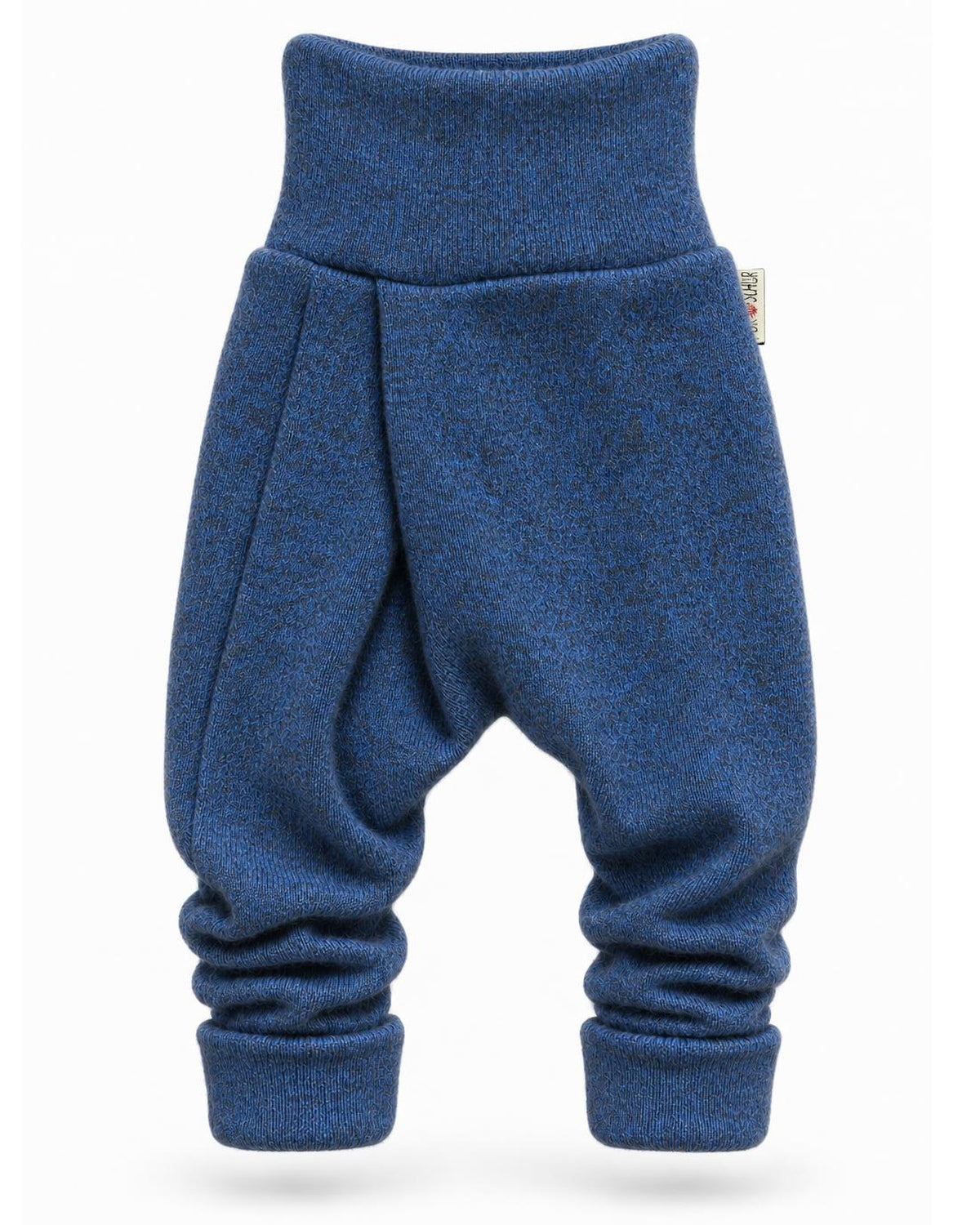 Kaschmir Baby Mitwachshose in Blau, genäht in Berlin