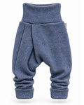 Kaschmir Baby Mitwachshose in Blau, genäht in Berlin