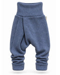 Kaschmir Baby Mitwachshose in Blau, genäht in Berlin