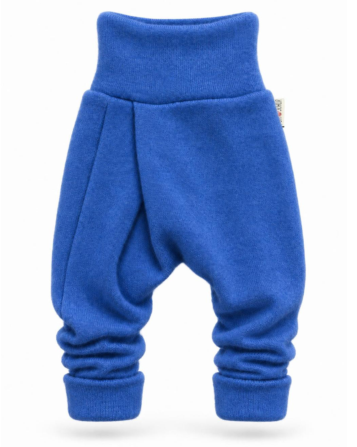Kaschmir Baby Mitwachshose in Blau, genäht in Berlin