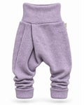 Kaschmir Baby Mitwachshose in Lila, genäht in Berlin