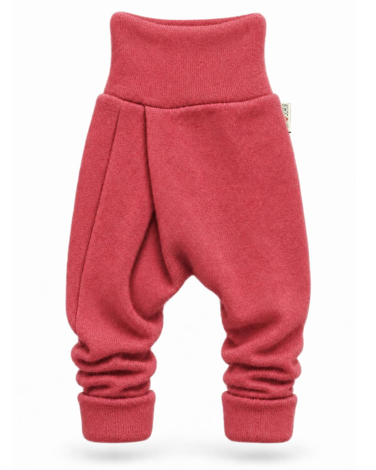 Kaschmir Baby Mitwachshose in Rosa, genäht in Berlin