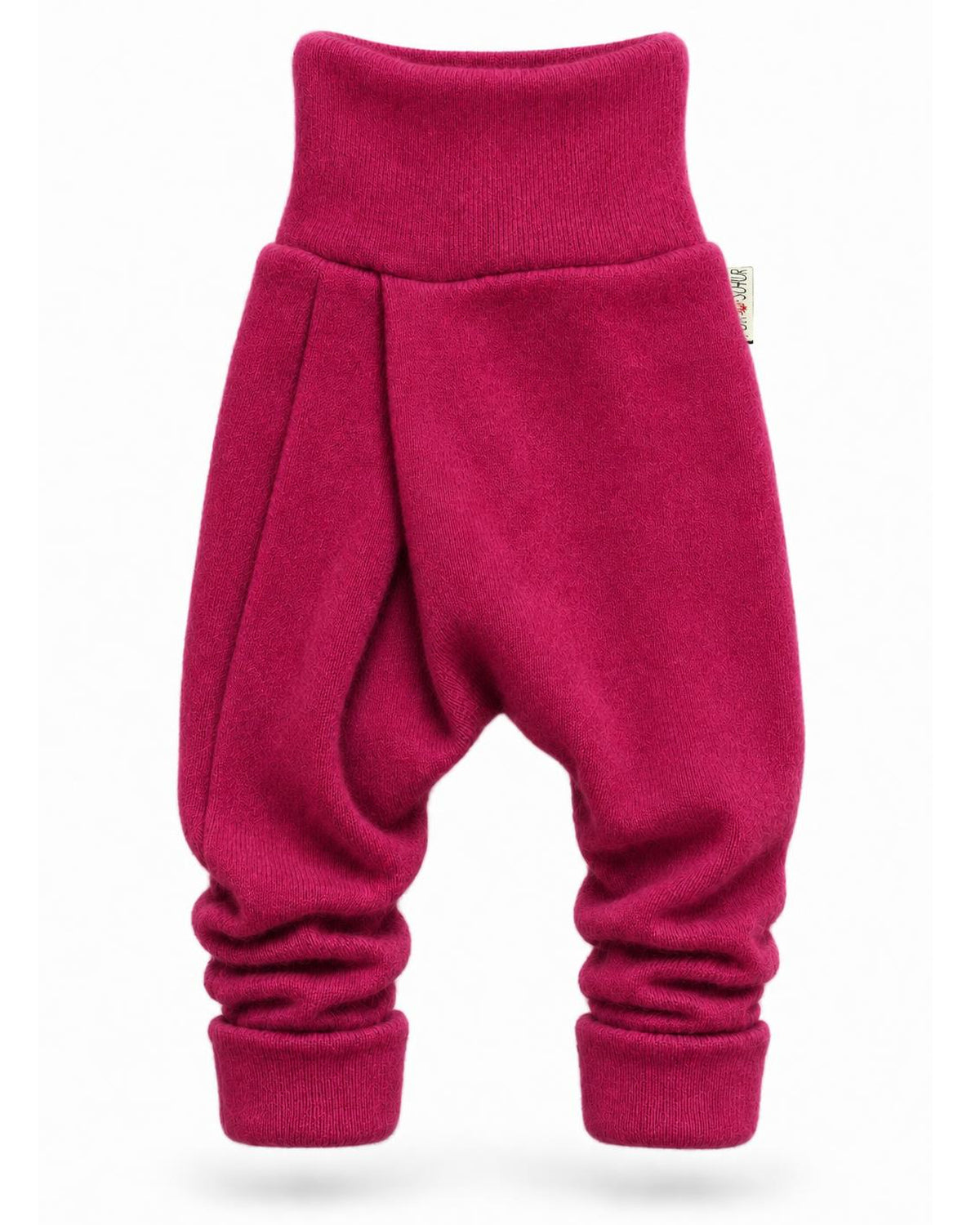 Kaschmir Baby Mitwachshose in Pink, genäht in Berlin