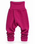 Kaschmir Kinder Mitwachshose in Pink, genäht in Berlin