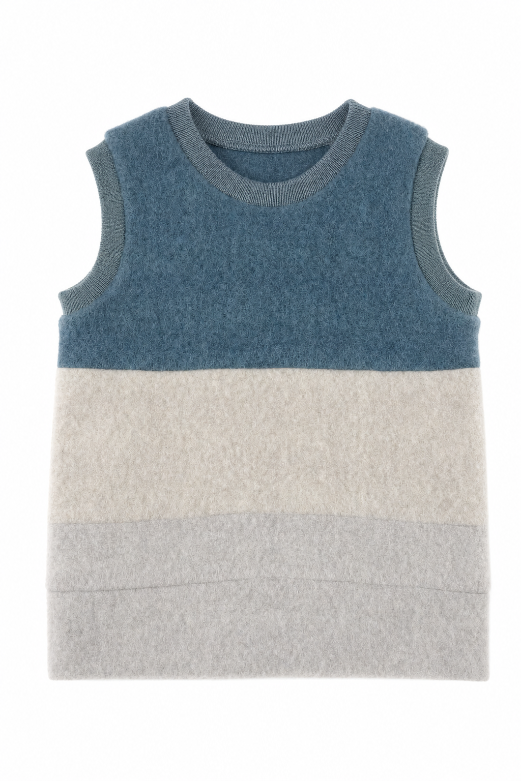 Wollfleece Pullunder für Babys in Größe 74/80, genäht in Berlin