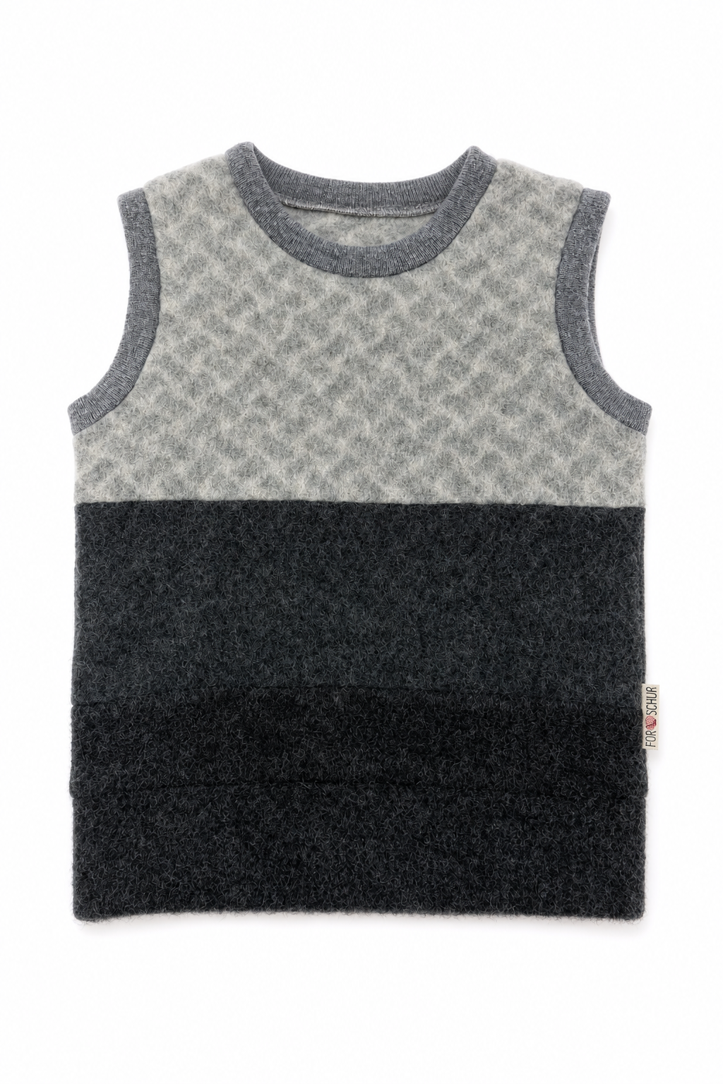 Wollfleece Pullunder für Babys in Größe 74/80, genäht in Berlin