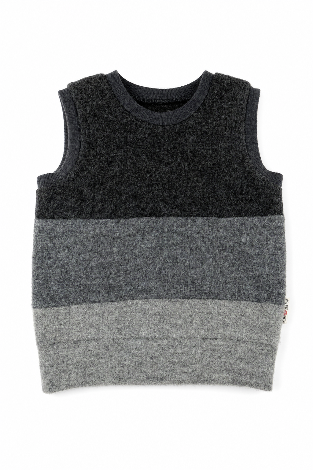 Wollfleece Pullunder für Babys in Größe 74/80, genäht in Berlin