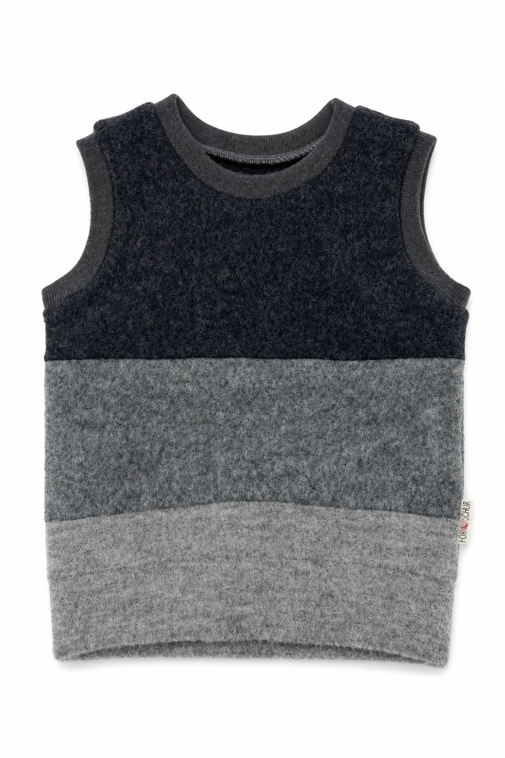 Wollfleece Pullunder für Babys in Größe 74/80, genäht in Berlin