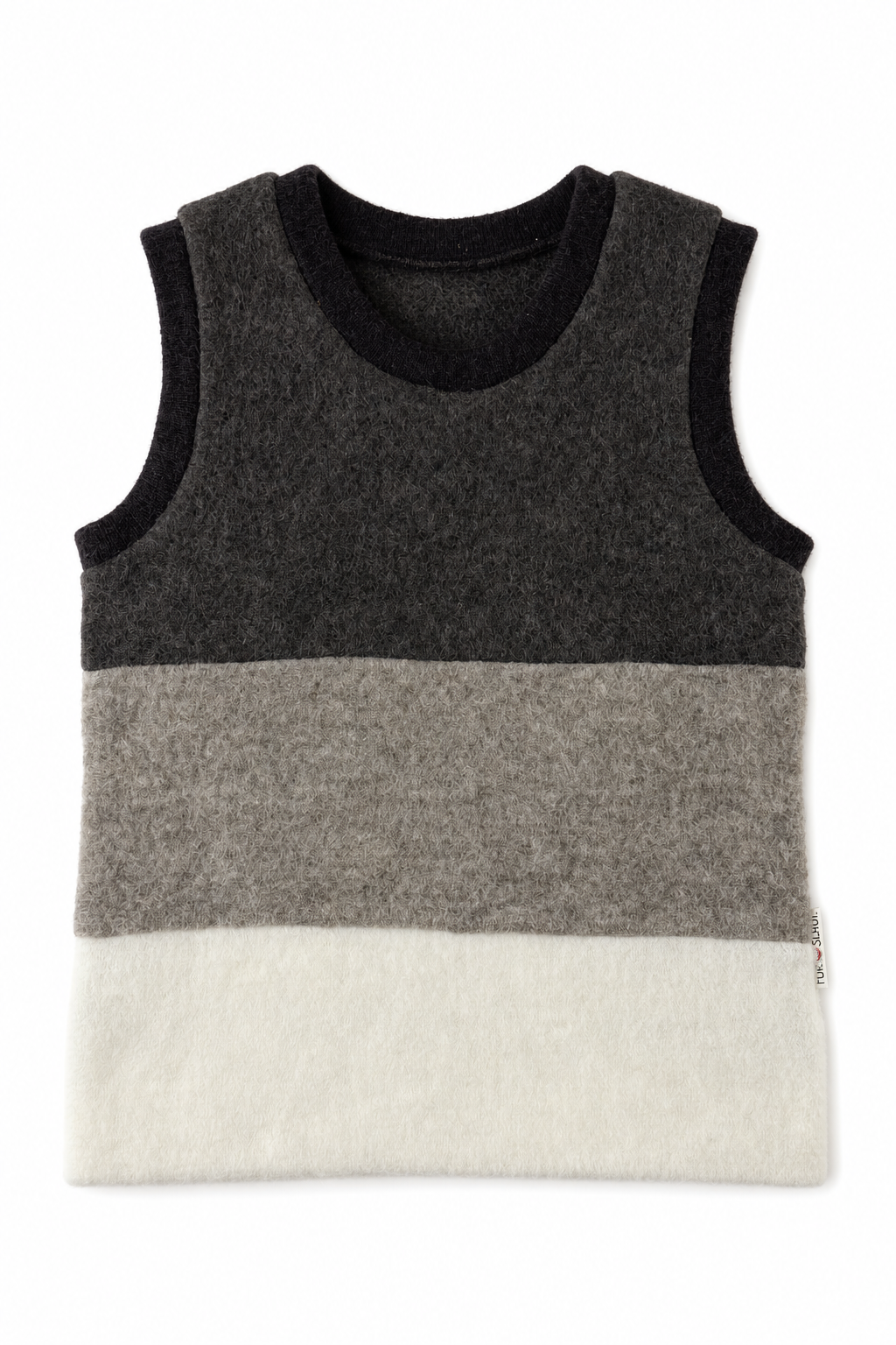 Wollfleece Pullunder für Babys in Größe 74/80, genäht in Berlin