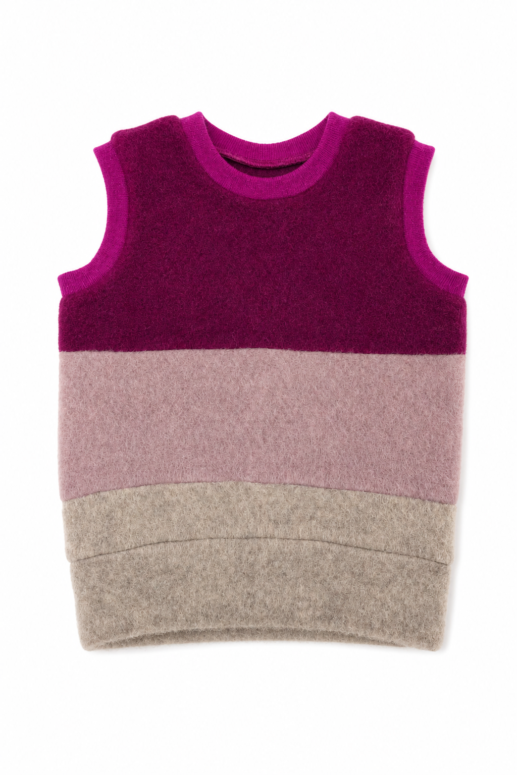 Wollfleece Pullunder für Babys in Größe 74/80, genäht in Berlin