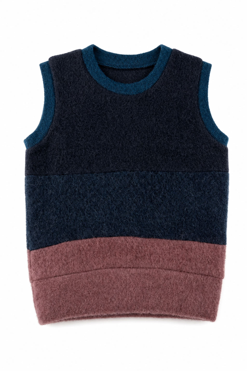 Wollfleece Pullunder für Babys in Größe 74/80, genäht in Berlin