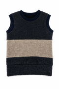Wollfleece Pullunder für Babys in Größe 74/80, genäht in Berlin