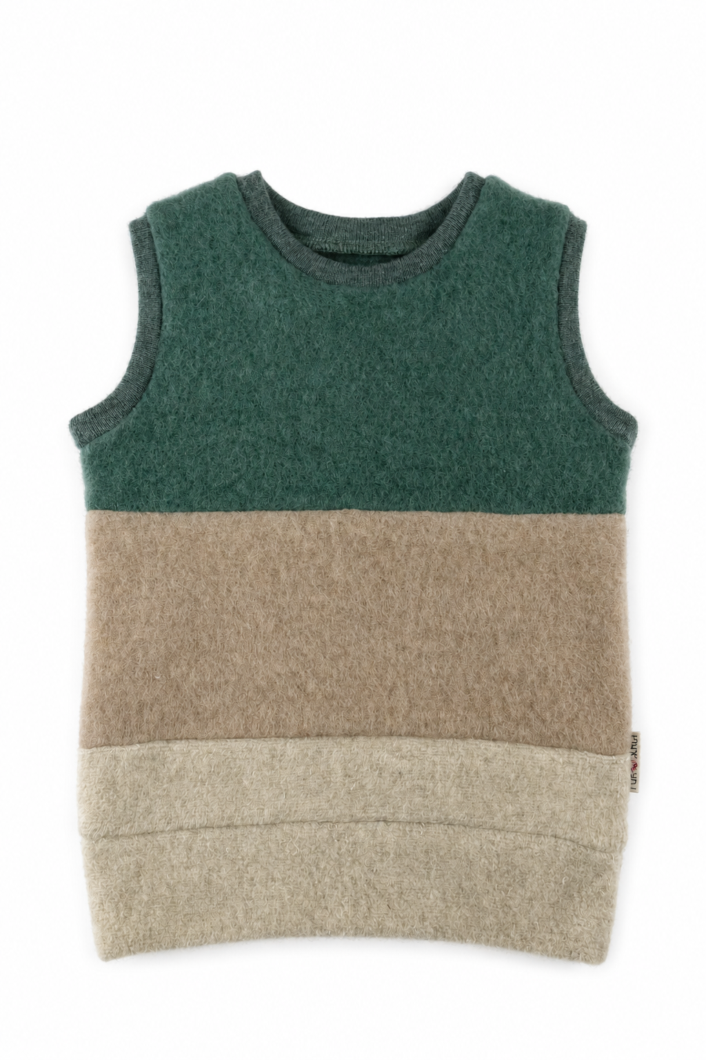 Wollfleece Pullunder für Babys in Größe 86/92, genäht in Berlin