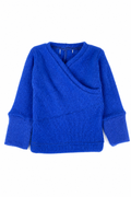 Kaschmir Baby Longsleeve in Blau, Größe 50/56, genäht in Berlin