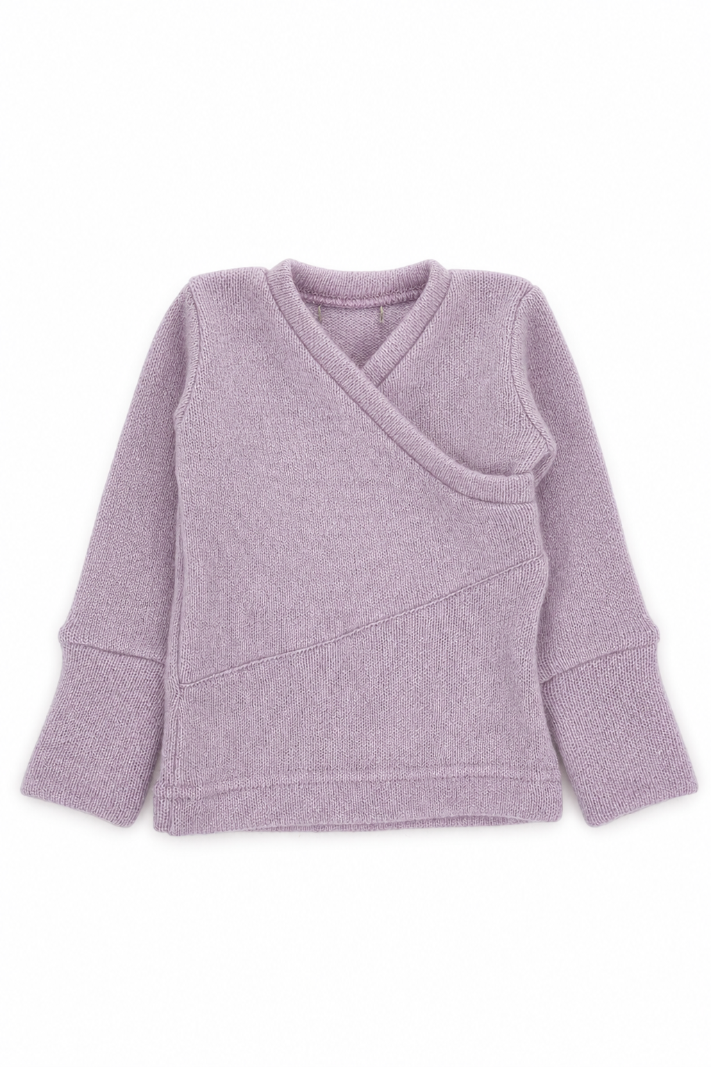 Kaschmir Baby Longsleeve in Rosa, Größe 50/56, genäht in Berlin