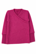 Kaschmir Baby Longsleeve in Pink, Größe 74/80, genäht in Berlin