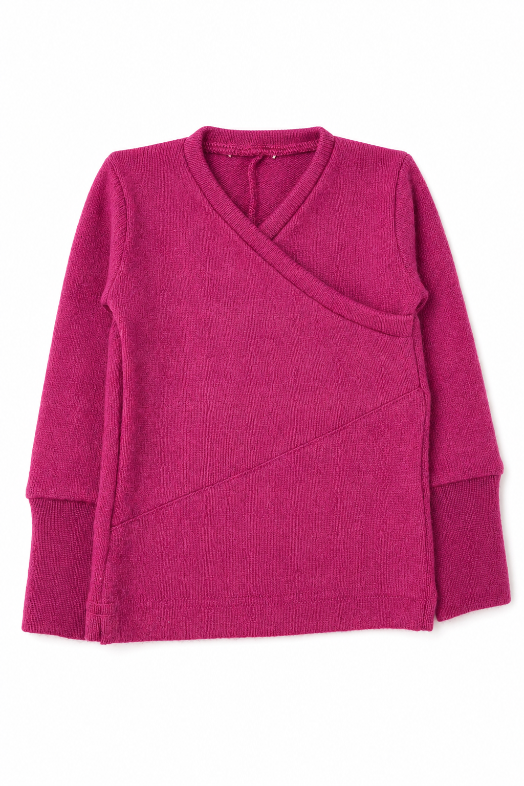 Kaschmir Baby Longsleeve in Pink, Größe 74/80, genäht in Berlin