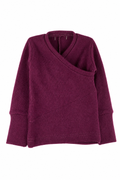 Kaschmir Baby Longsleeve in Lila, Größe 74/80, genäht in Berlin