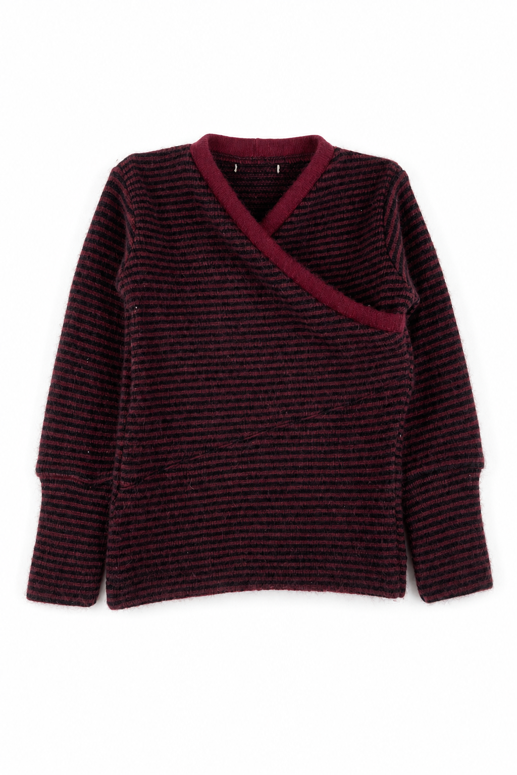 Kaschmir Baby Longsleeve in Rot, Größe 74/80, genäht in Berlin