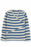 Kaschmir Baby Longsleeve in Blau, Größe 86/92, genäht in Berlin