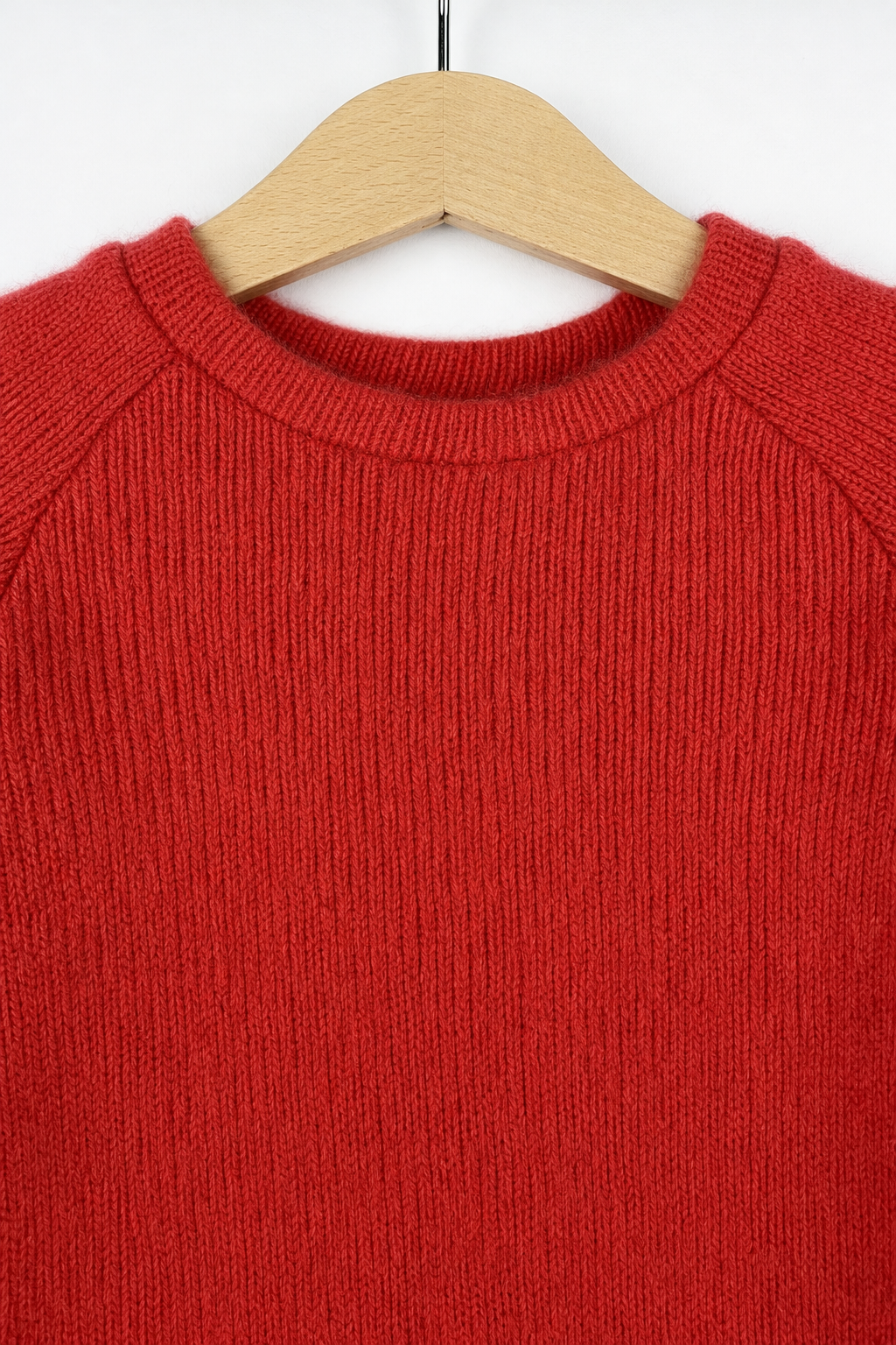 Detailaufnahme des Kaschmir Kinder Longsleeves in Pink, Größe 86/92