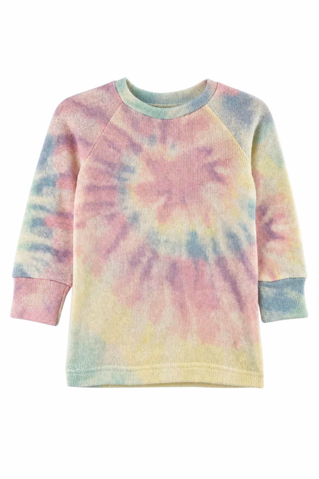 Buntes Kaschmir Kinder Longsleeve in Größe 86/92, genäht in Berlin
