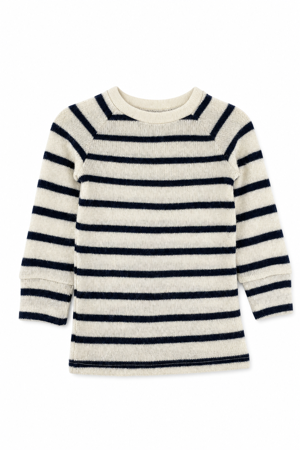 Kaschmir Kinder Longsleeve in Blau, Größe 86/92, genäht in Berlin