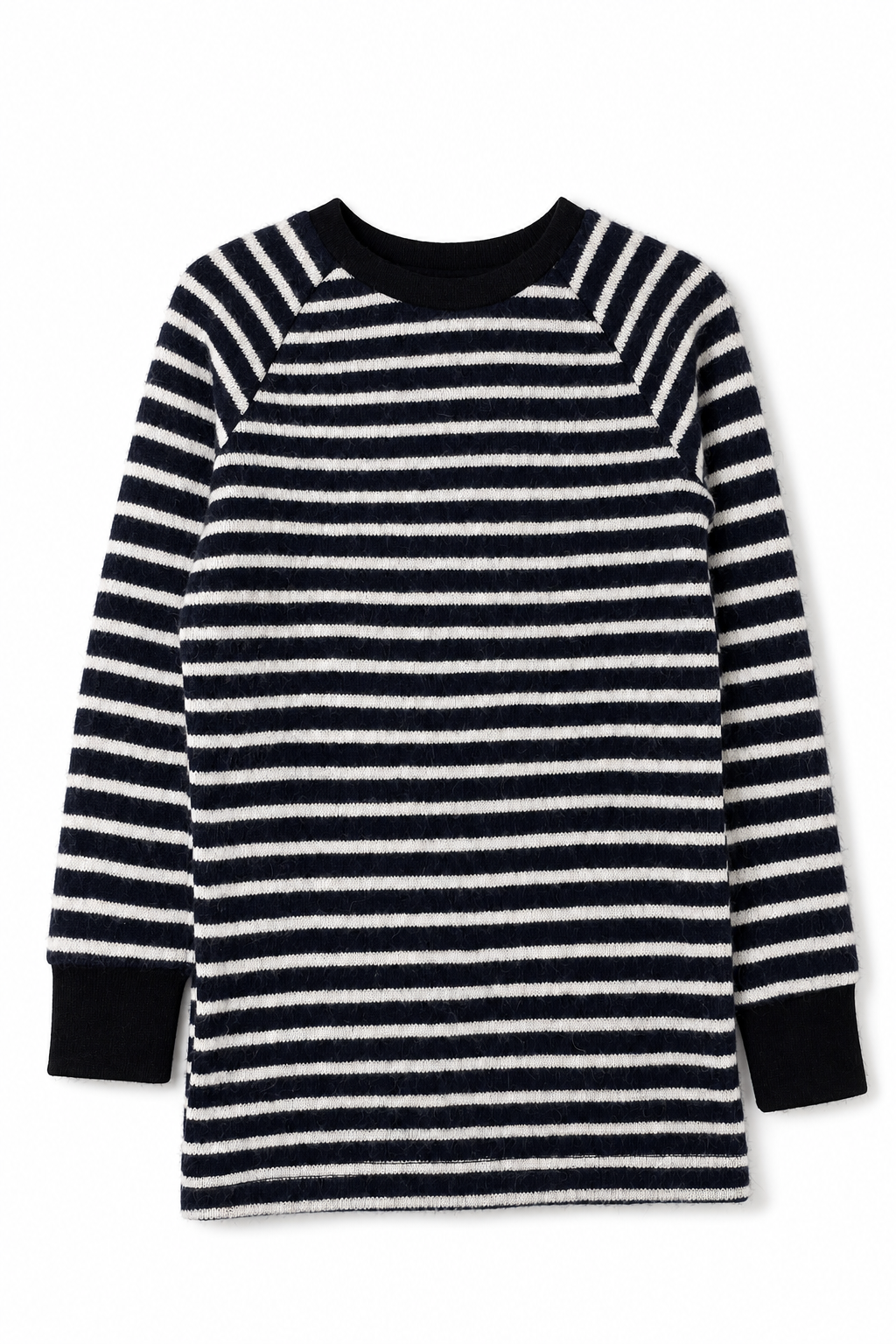 Kaschmir Kinder Longsleeve in Blau, Größe 110/116, genäht in Berlin