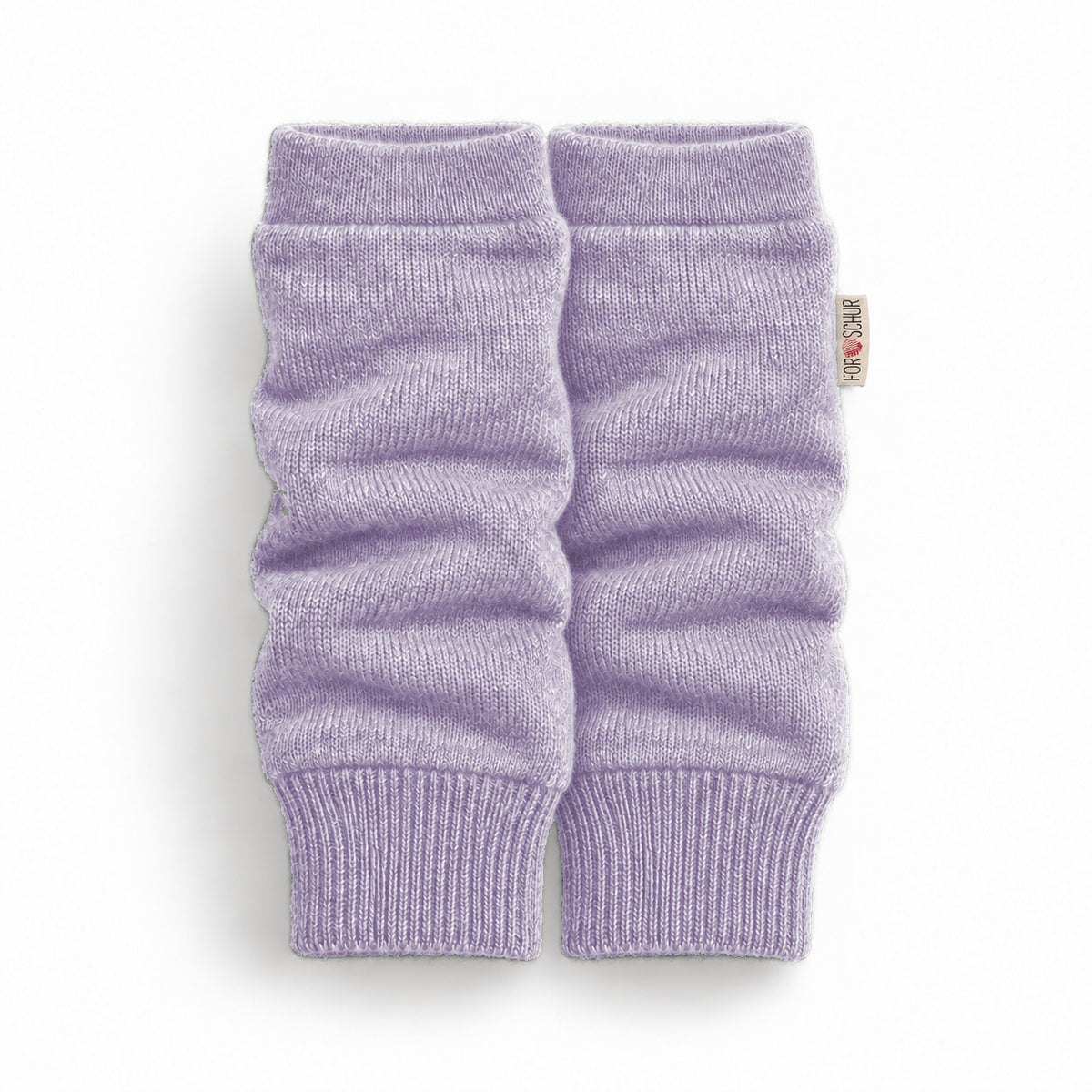 Kaschmir Stulpen für Babys in Lila, genäht in Berlin
