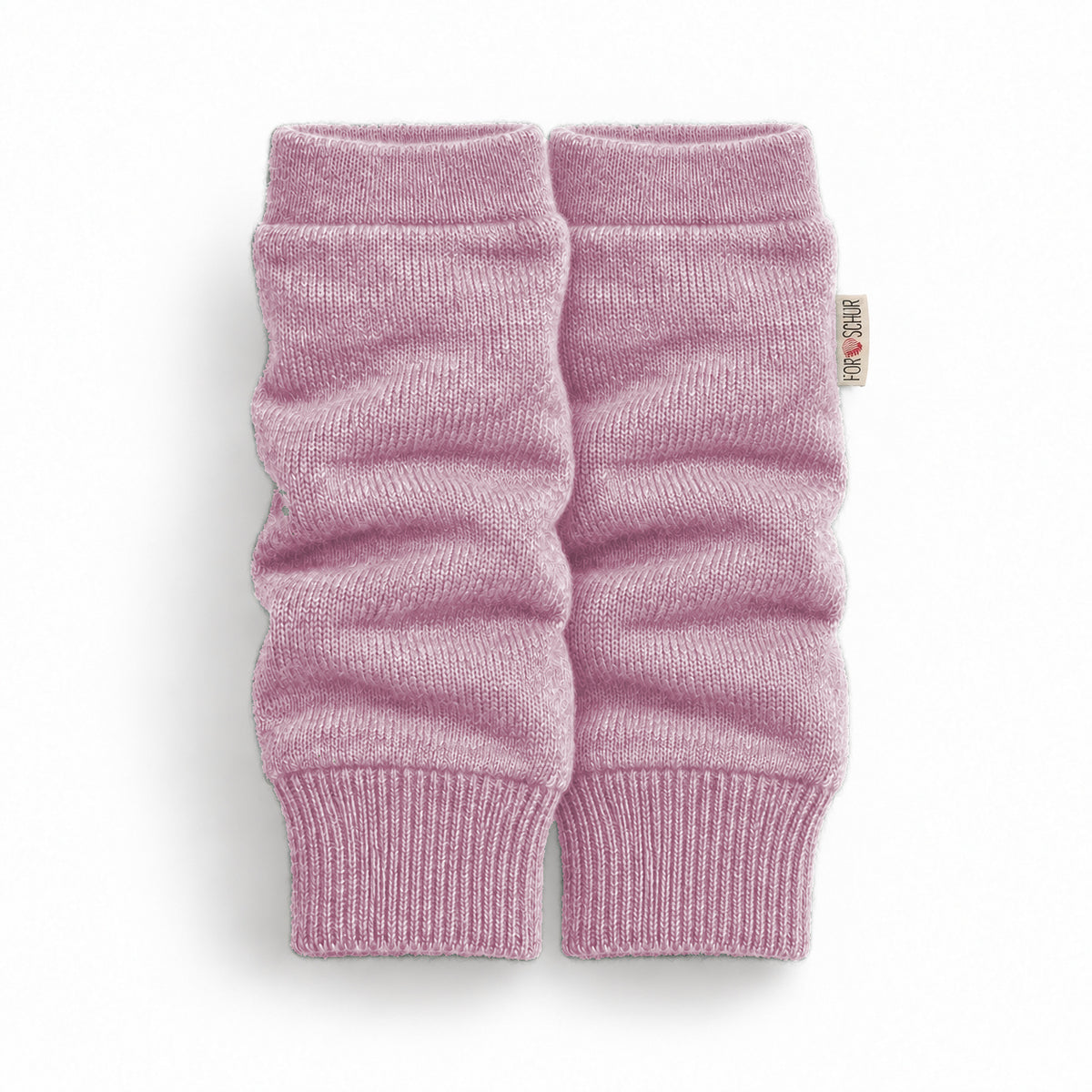Kaschmir Stulpen für Babys in Rosa, genäht in Berlin