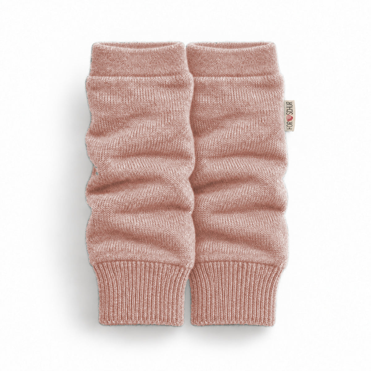 Kaschmir Stulpen für Babys in Rosa, genäht in Berlin
