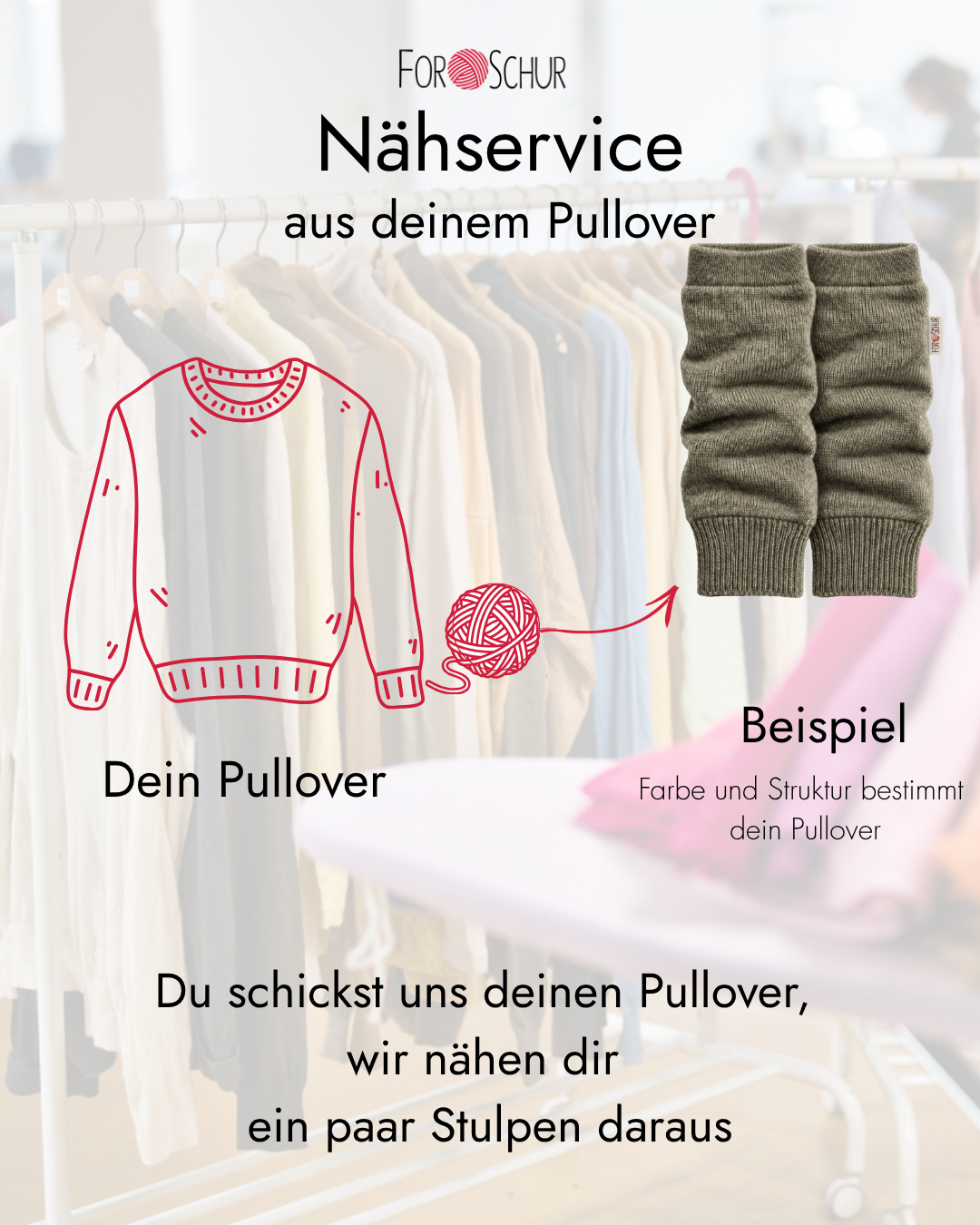 Nähservice: Stulpen