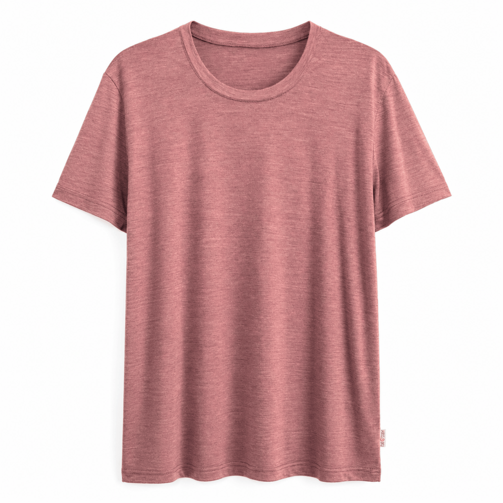 Sommermerino Herren Basic T-Shirt