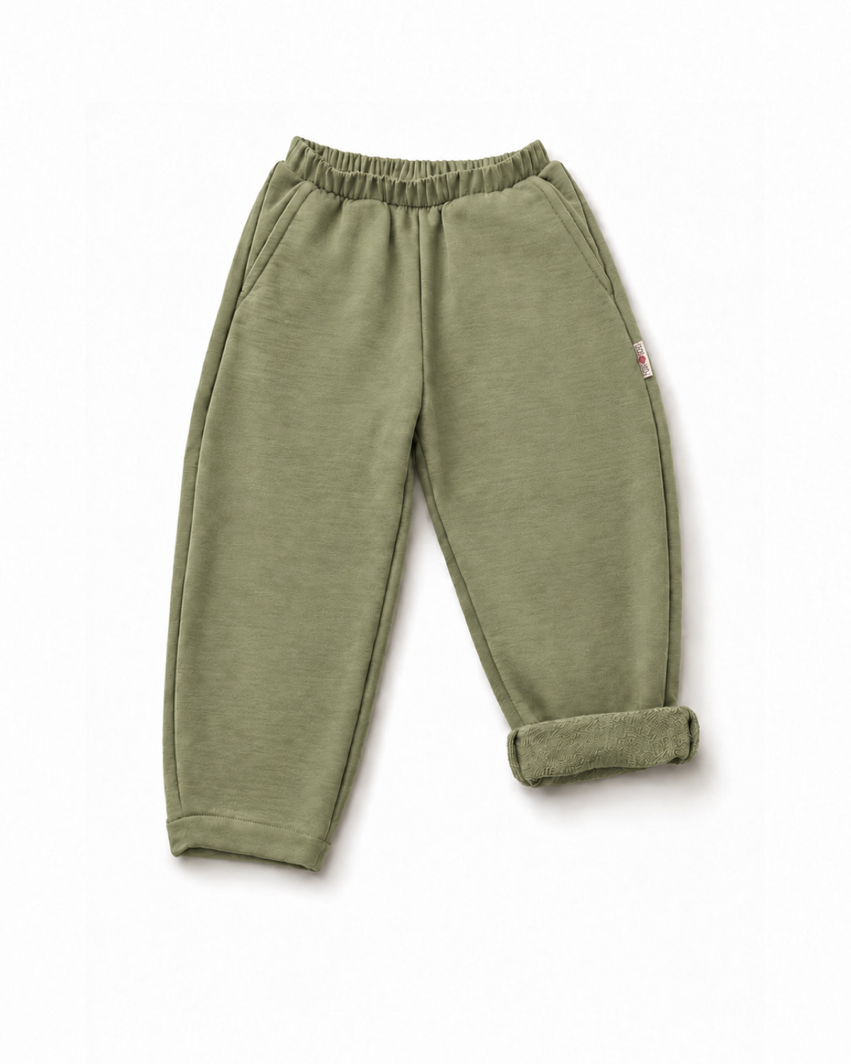 Every Day Merino Barrel Leg Kinder Helle Olive