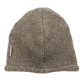 Upcycling Kaschmir Beanie Braun meliert