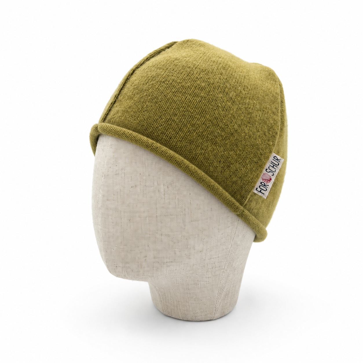 Kaschmir Kinder Beanie Grün