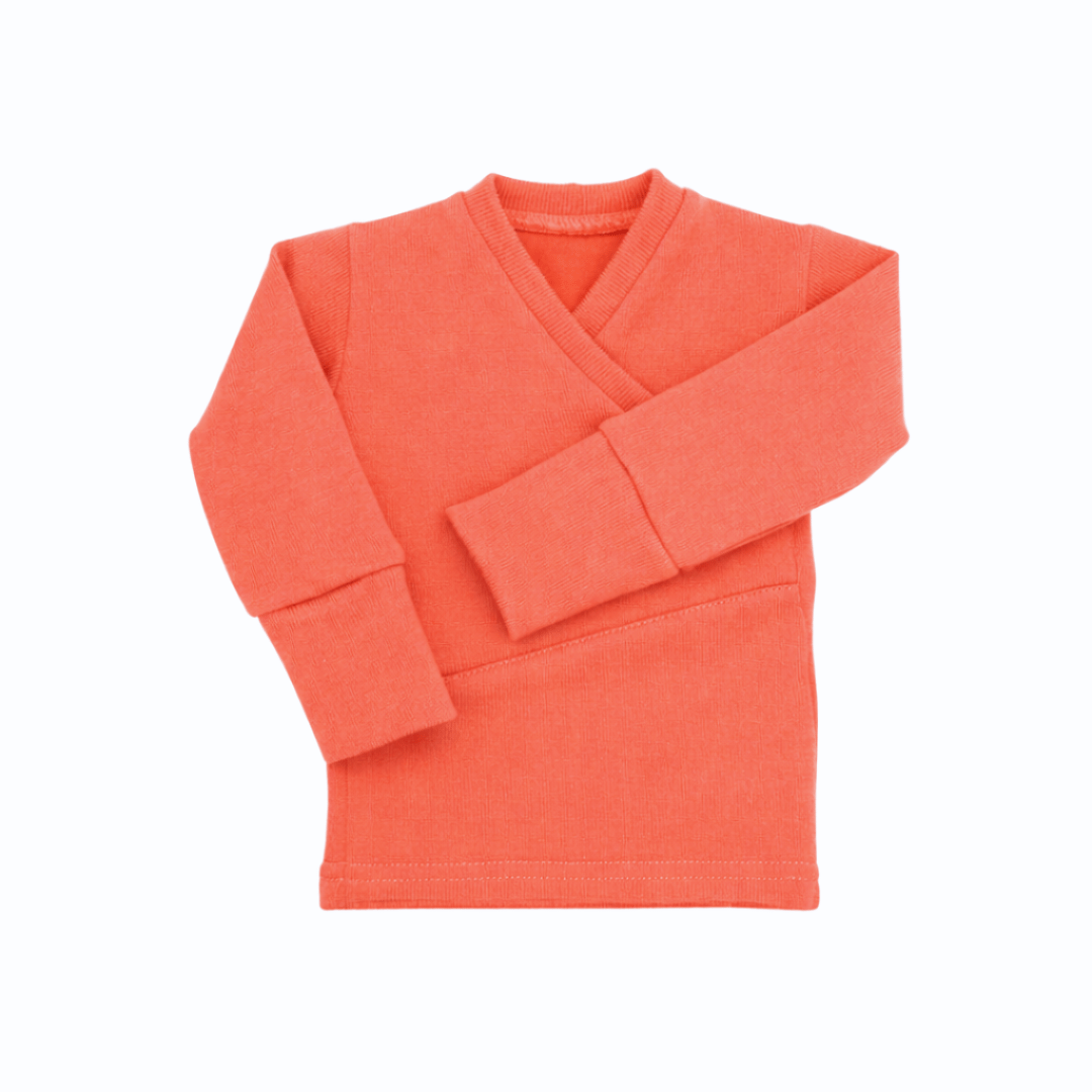 Baby Longsleeve Sommermerino Koralle