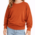 Sommermerino Fledermauspullover Kinder Bernstein