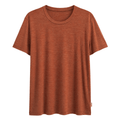 Neu: Sommermerino Herren Basic T-Shirt Bernstein