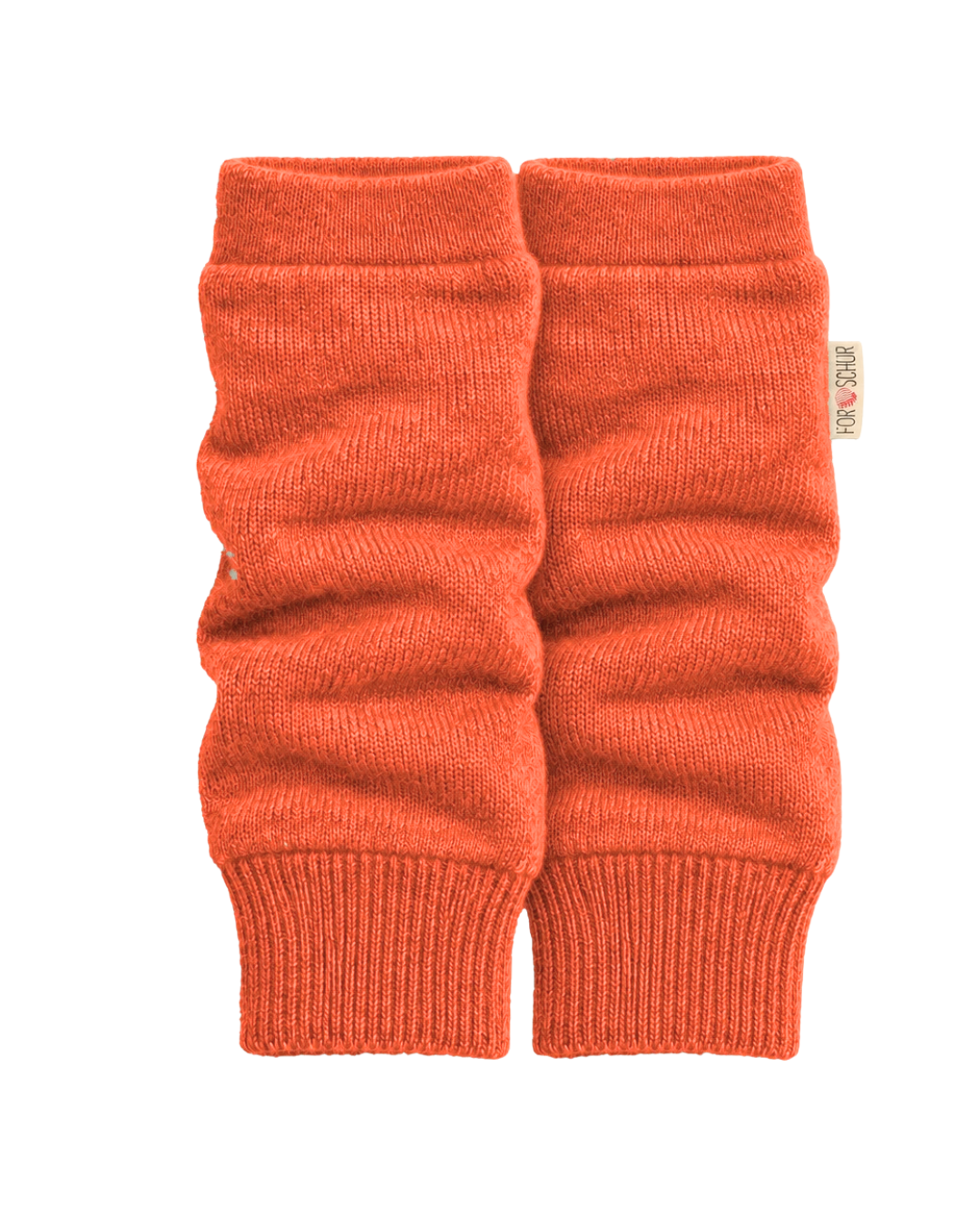 Kaschmir Kinder Stulpen Orange