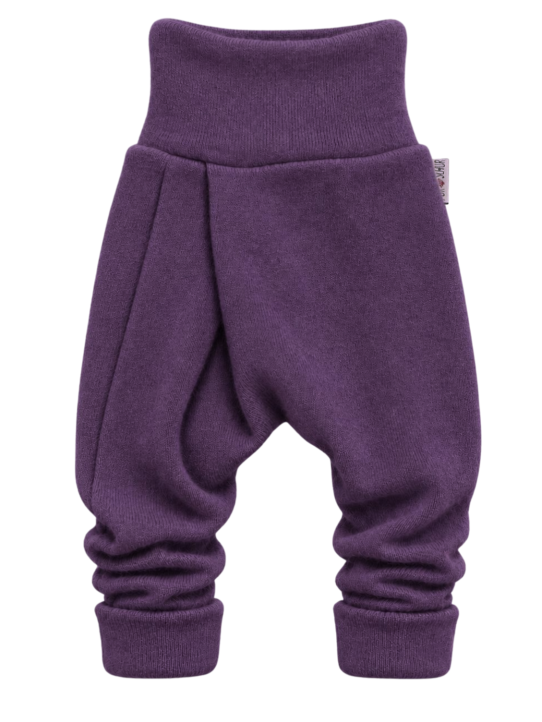 Kaschmir Baby Mitwachshose Lila Größe 0