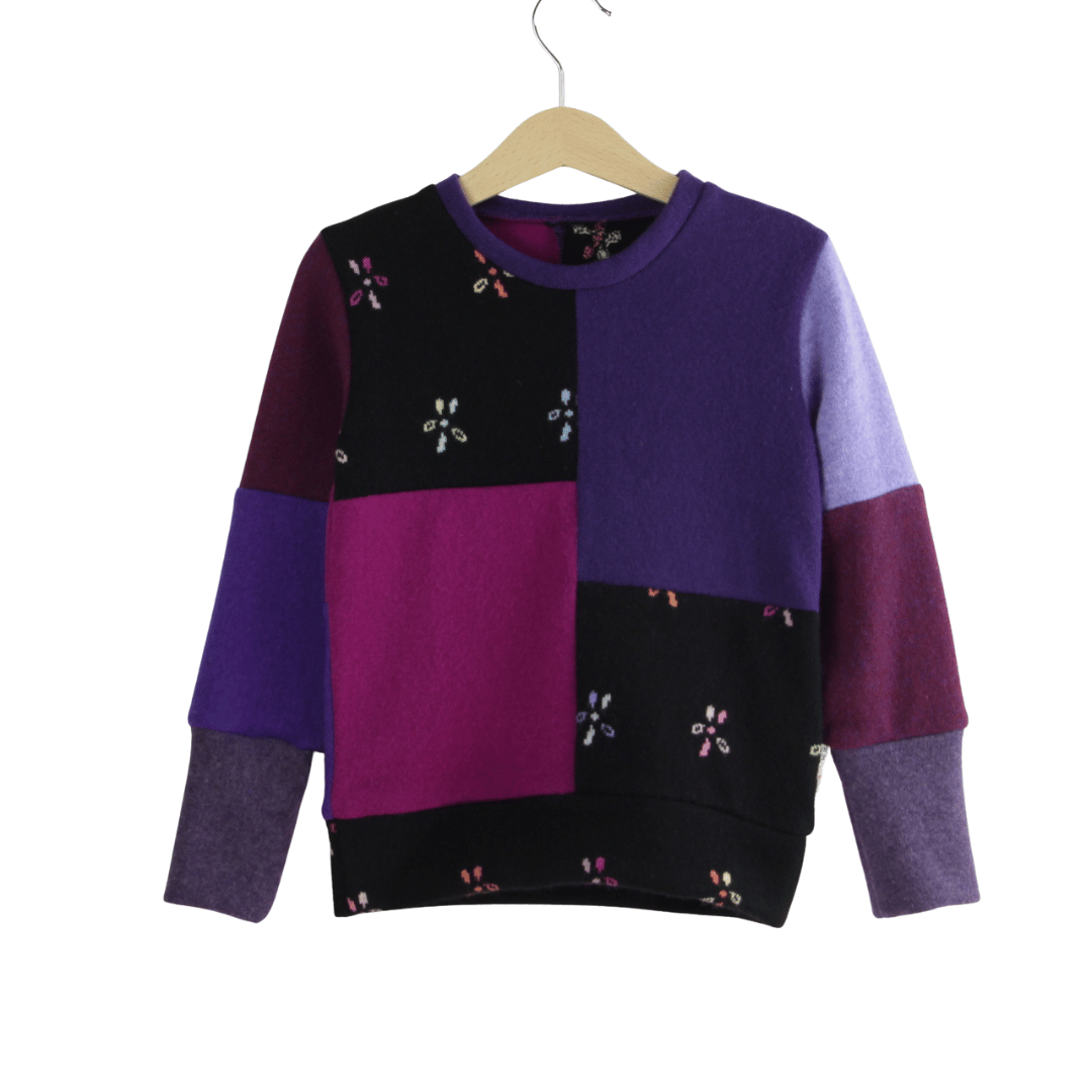 Upcycling Kaschmir No Waste Pullover 98/104