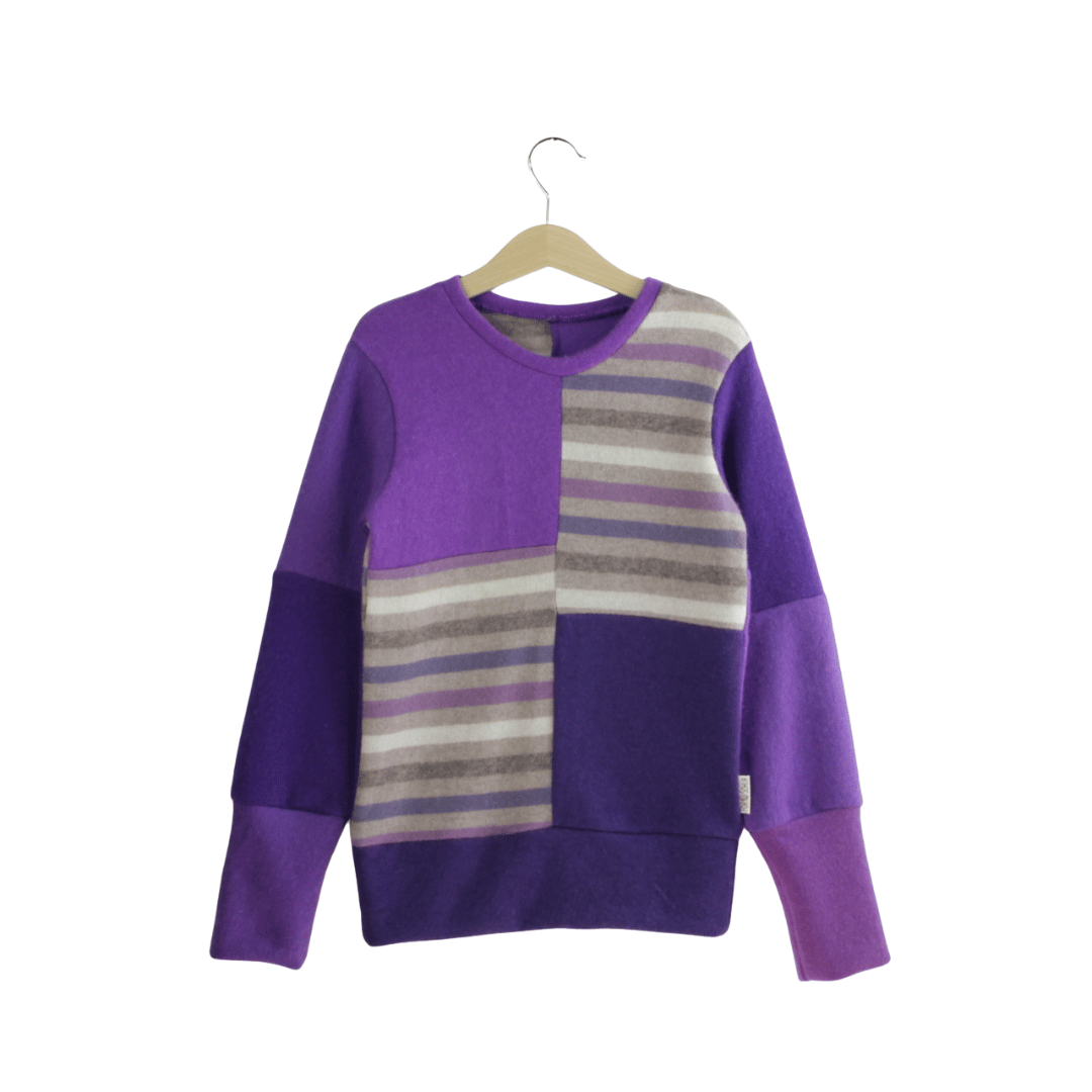 Upcycling Kaschmir No Waste Pullover 122/128