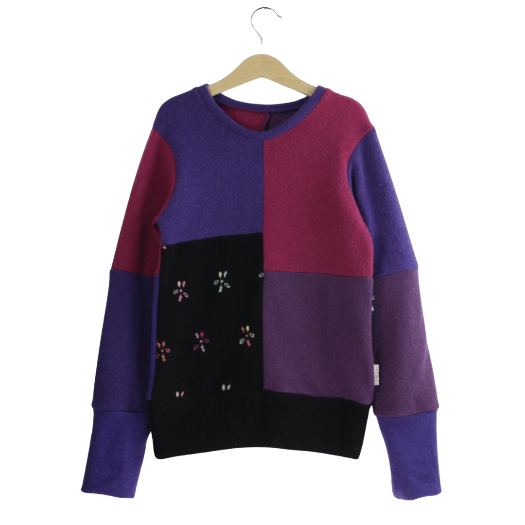 Upcycling Kaschmir No Waste Pullover 134/140