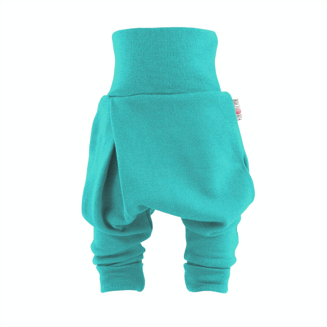 Kaschmir Baby Mitwachshose Blau